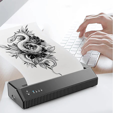 Thermal Tattoo Stencil Printer - Portable With Bluetooth – SD