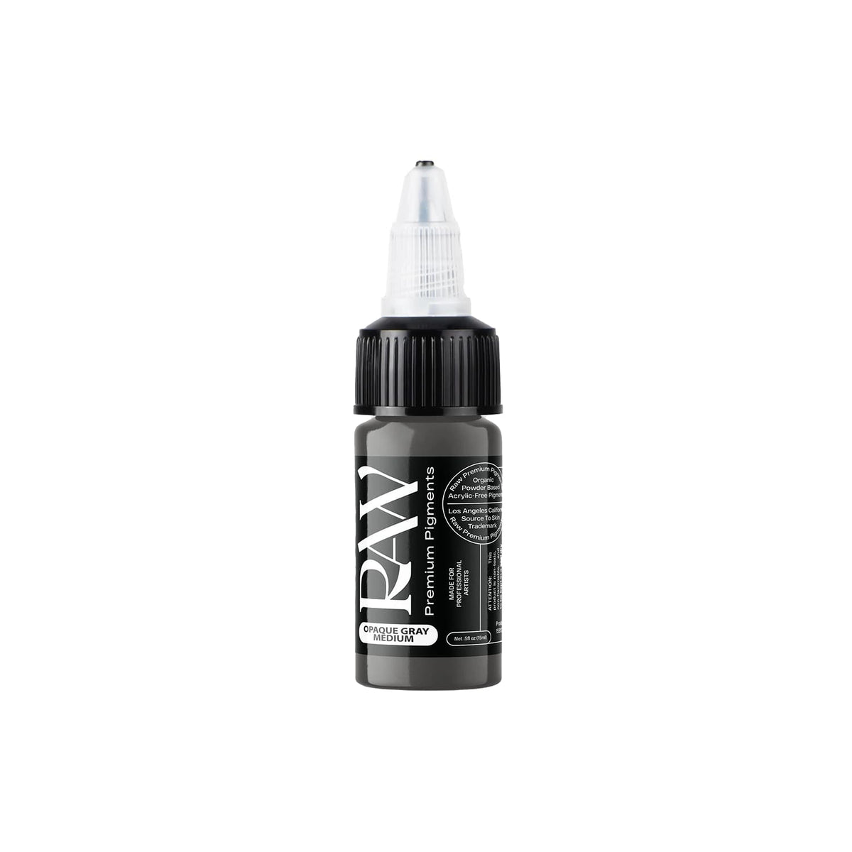 Raw Tattoo Premium Ink Opaque Gray Medium Half Ounce