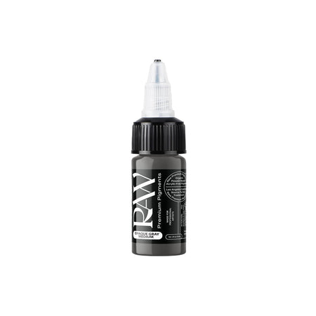 Raw Tattoo Premium Ink Opaque Gray Medium Half Ounce