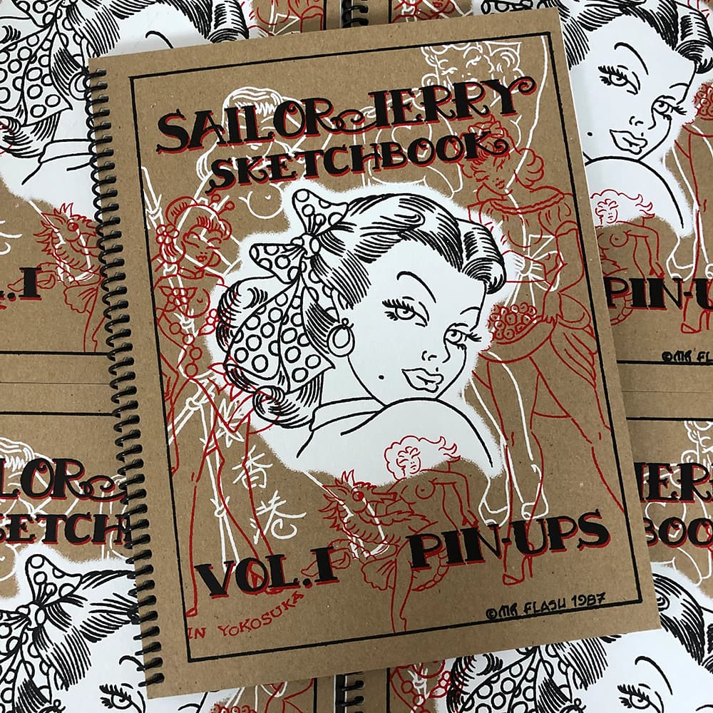 Sailor Jerry 原画 Sailor Jerry - Pinup Sketchbook Vol. 1 Tattoo Artist – SD