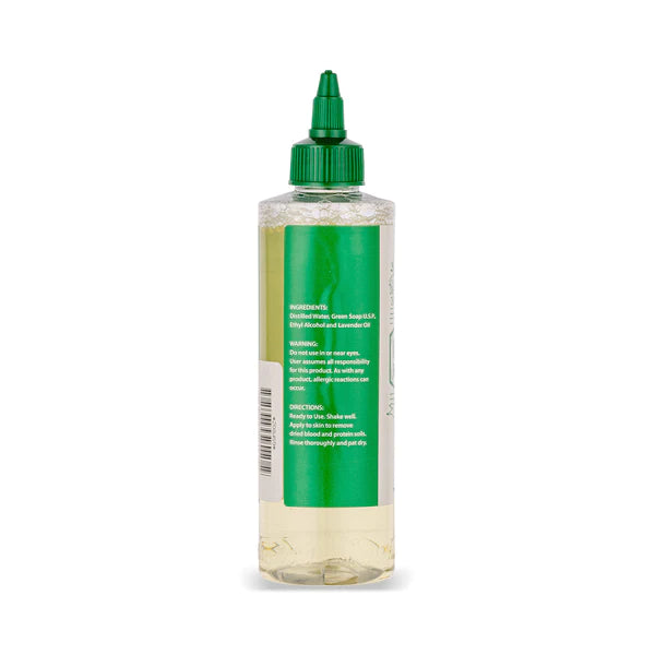 Dynamic Soft Green Soap 8oz Bottle Back Label
