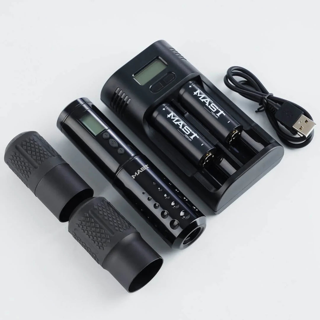 MAST-LANCER Wireless Rotary Tattoo Pen – Replaceable Battery MAST-LANCER Wireless Rotary Tattoo Pen – Replaceable Battery