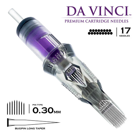 Bishop Da Vinci V2 Curved Mag Tattooing Needle Cartridges .30mm