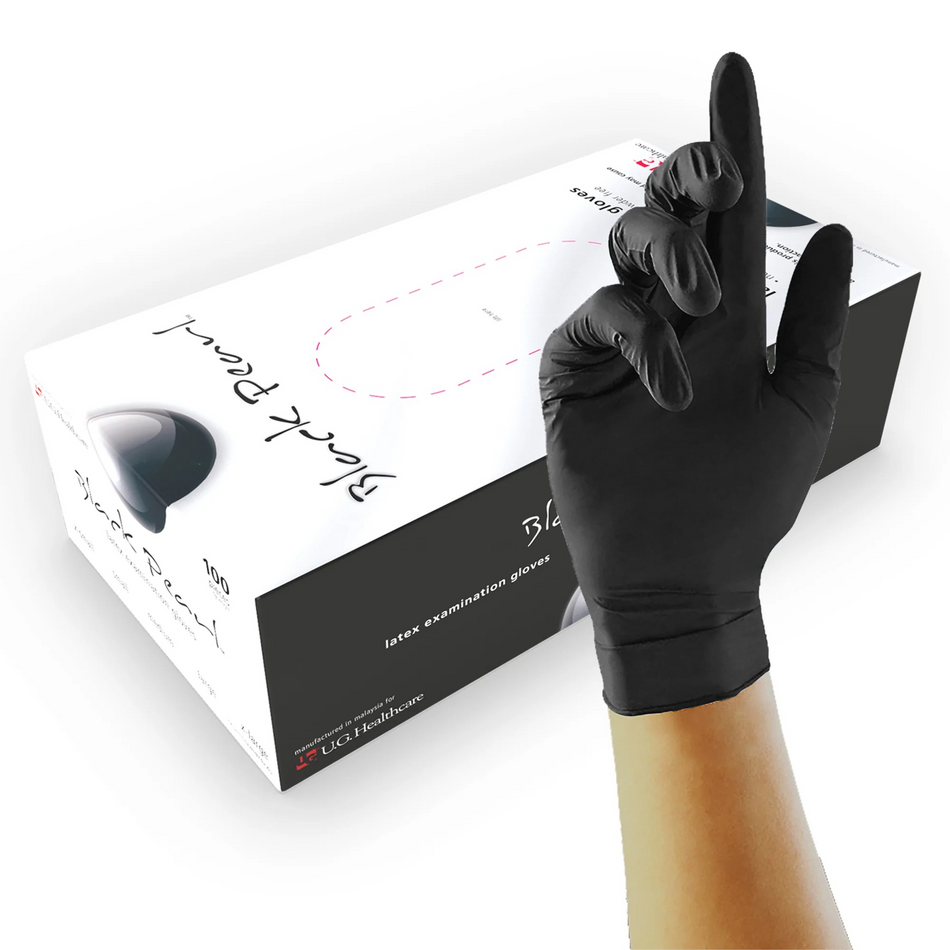Black Pearl Latex Gloves