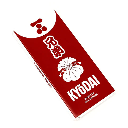KYoDAI Brush Tip Skin Marker Red