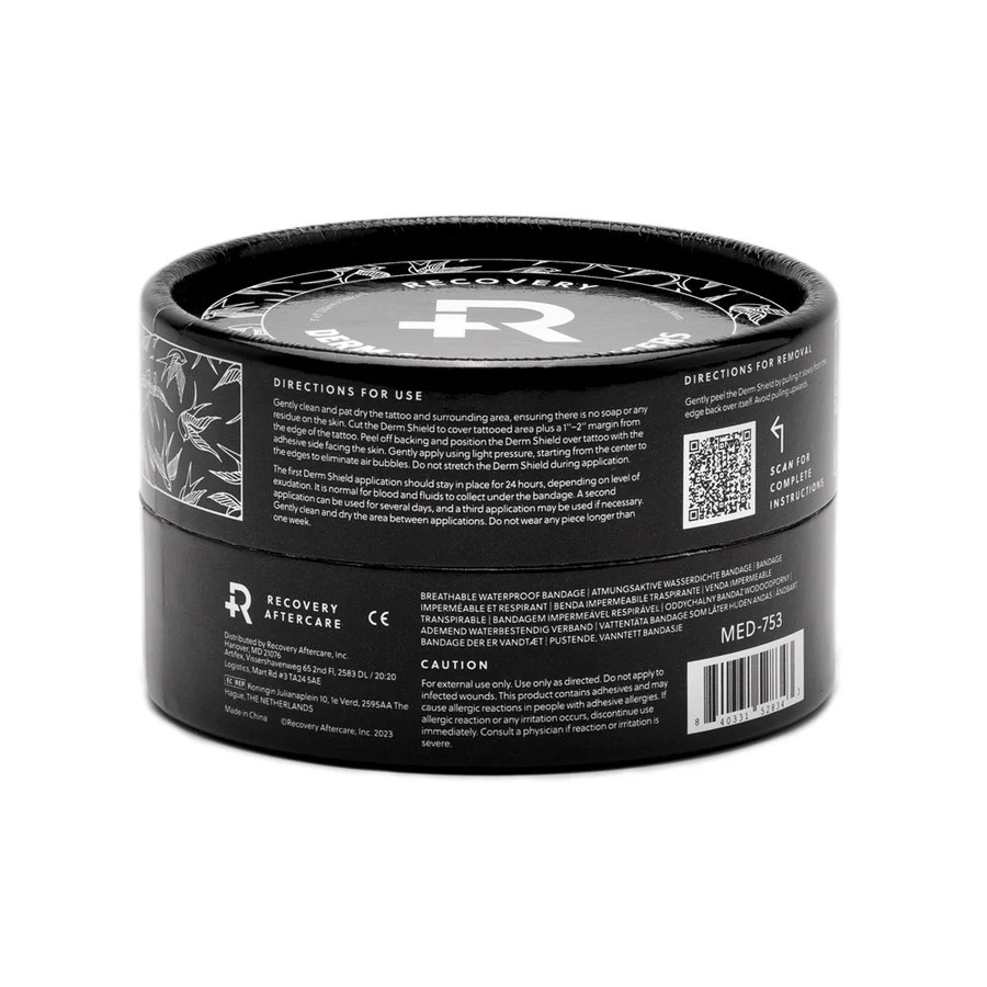 Recovery Derm Shield Tattoo Aftercare Bandage Roll 
