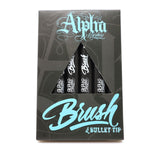 Alpha Markers Skin Marker Set Brush and Bullet Tip Black Box