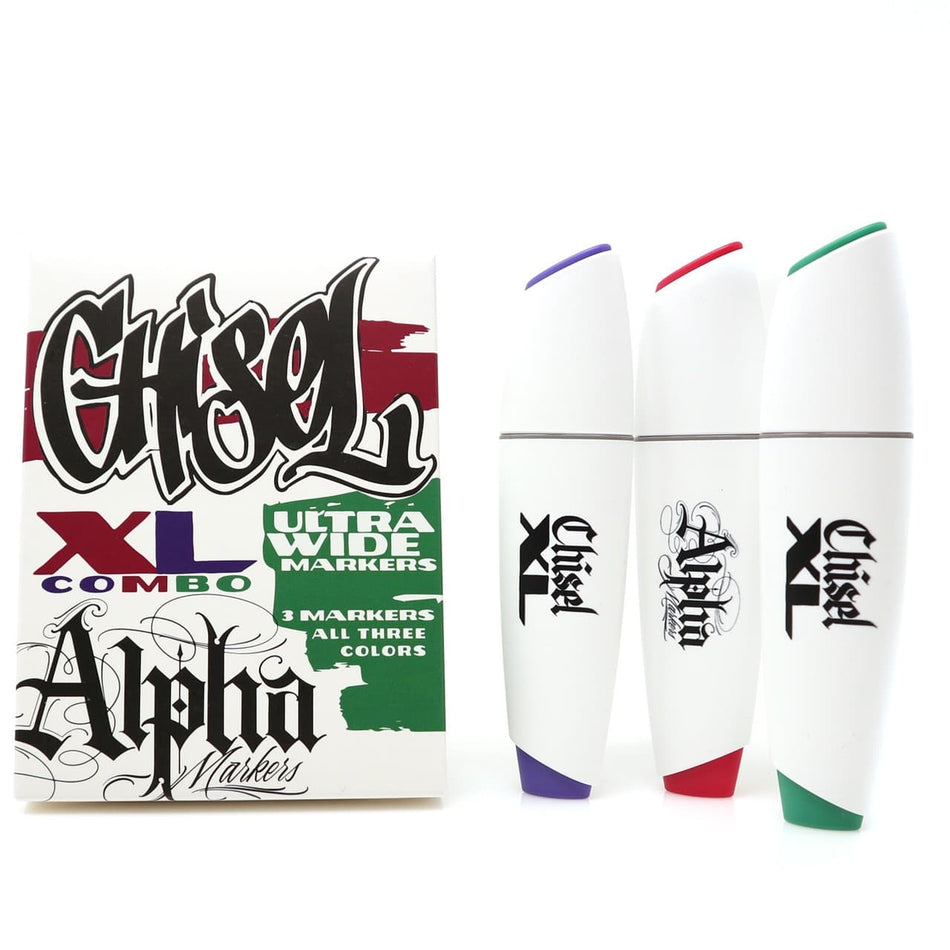 Alpha Markers - XL Chisel Skin Marker Set