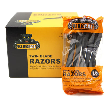 Blakcat Premium Twin Blade Disposable Razors