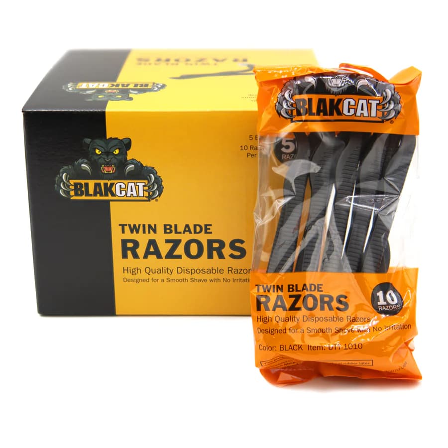 Blakcat Premium Twin Blade Disposable Razors