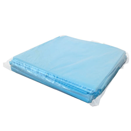 Bulldog Drape Sheets 40x90 Blue 10 Pack