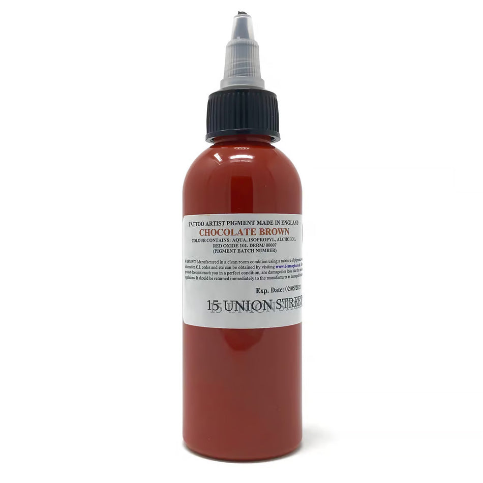Dermaglo Chocolate Brown Tattoo Ink 1.67 oz