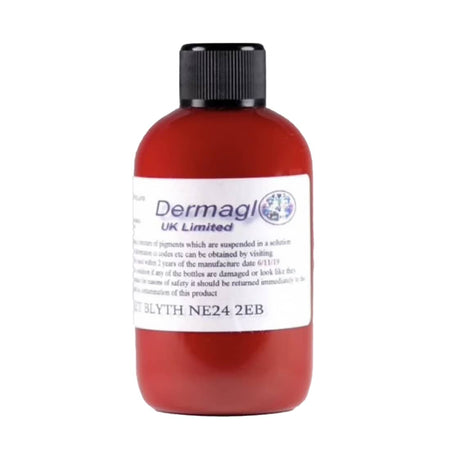 Dermaglo Dark Red Tattoo Ink 100ML