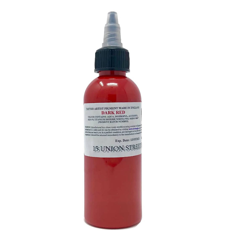 Dermaglo Dark Red Tattoo Ink 50 ML