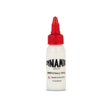 Dynamic Heavy White Tattoo Ink 1 Ounce Bottle