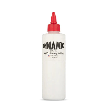 Dynamic Heavy White Tattoo Ink 2 Ounce Bottle