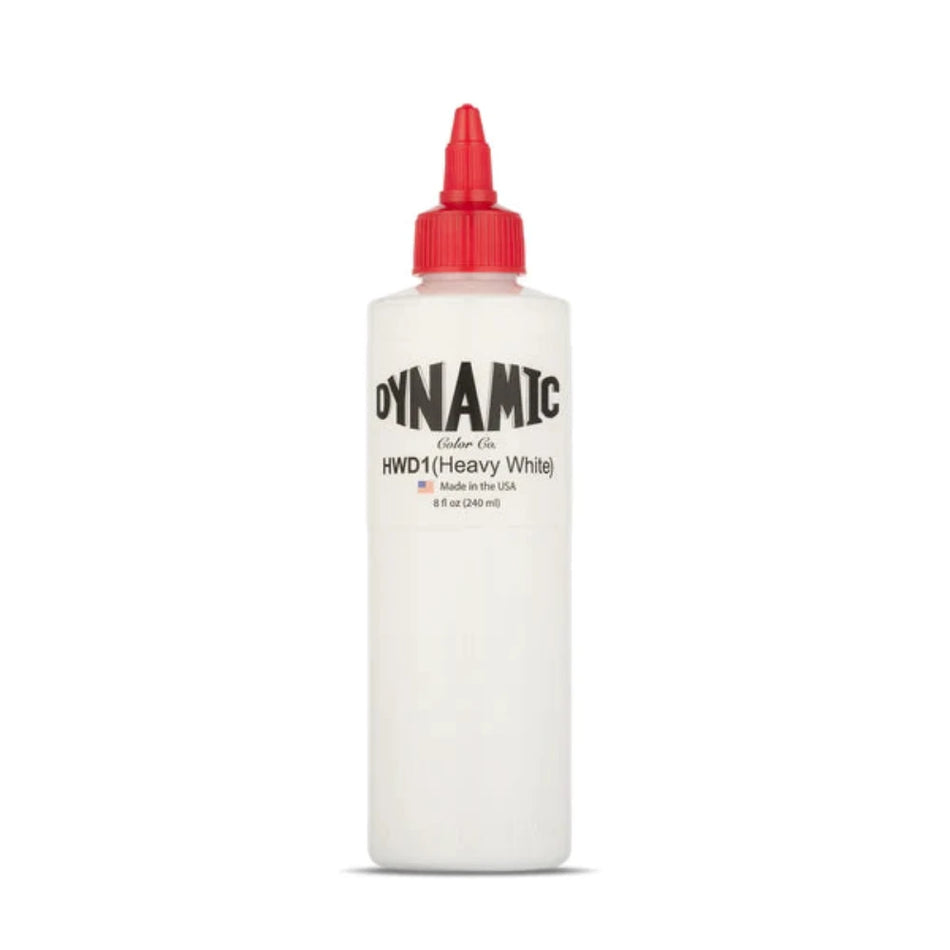 Dynamic Heavy White Tattoo Ink 2 Ounce Bottle