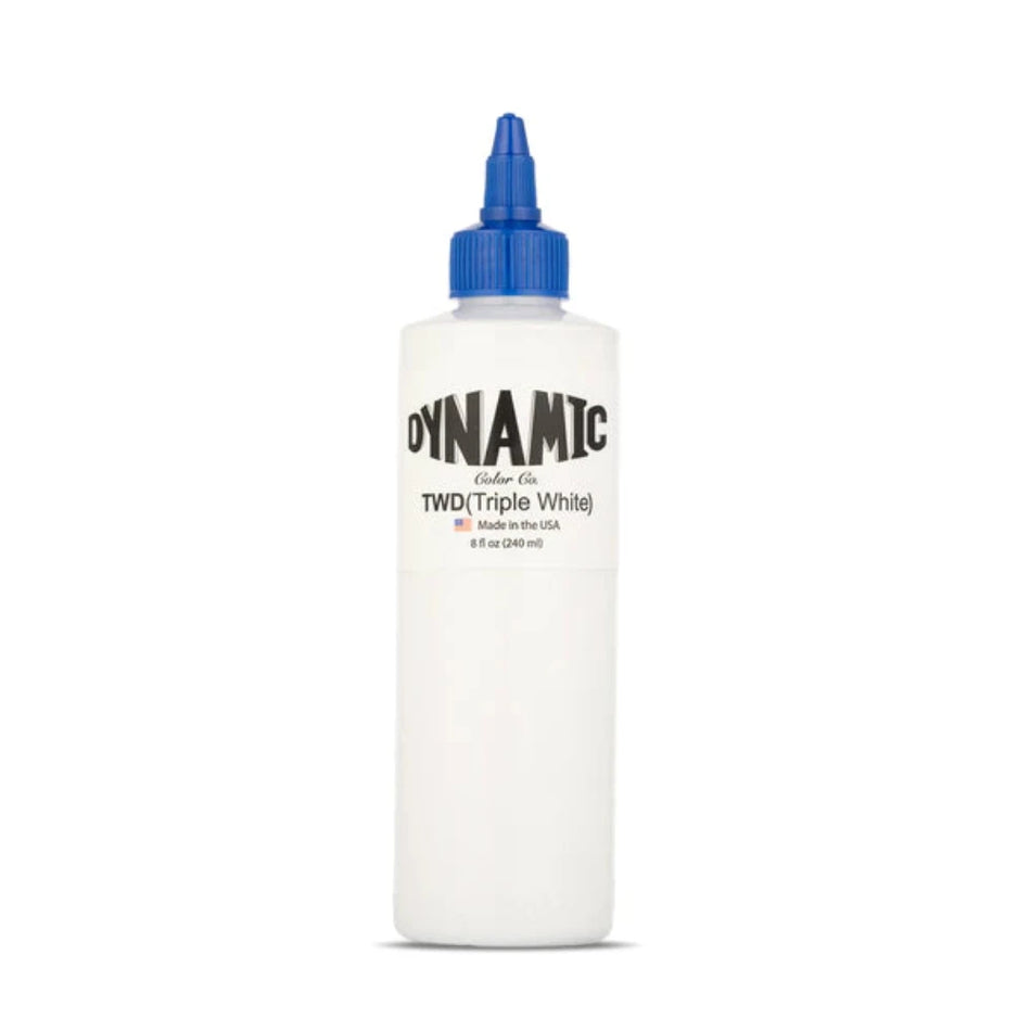 Dynamic Triple White Tattoo Ink 2 Ounce Bottle