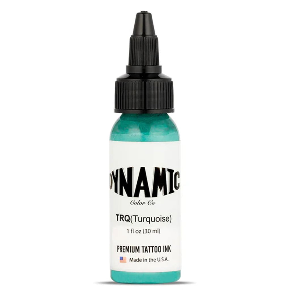 Dynamic Turquoise Tattoo Ink