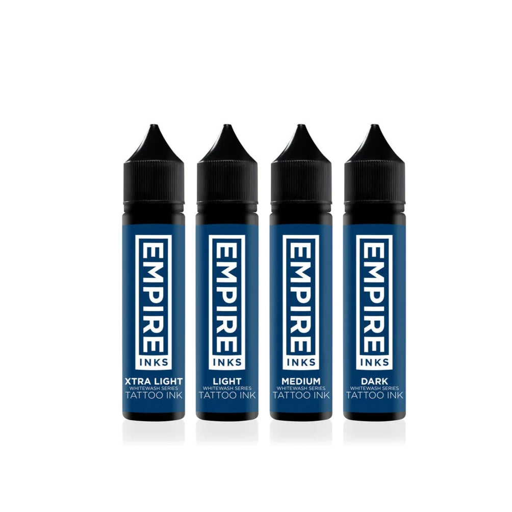 Empire Inks 4 Stage Whitewash Tattoo Ink 2 Ounce Bottles