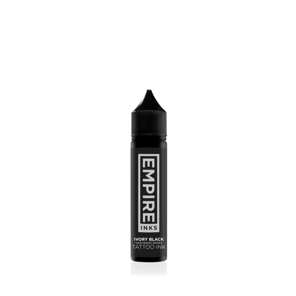 Empire Inks Ivory Black Tattoo Ink 2 Ounce Bottle