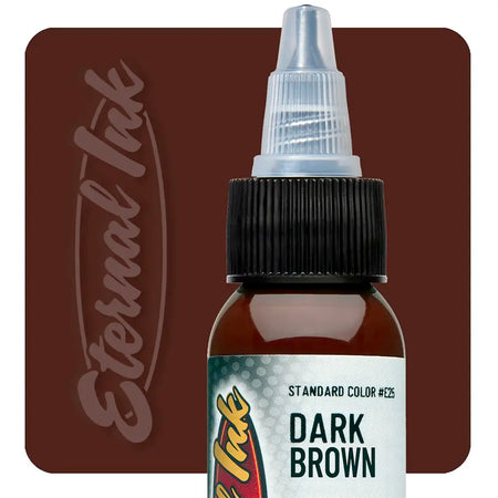Eternal Dark Brown Tattoo Ink Tile