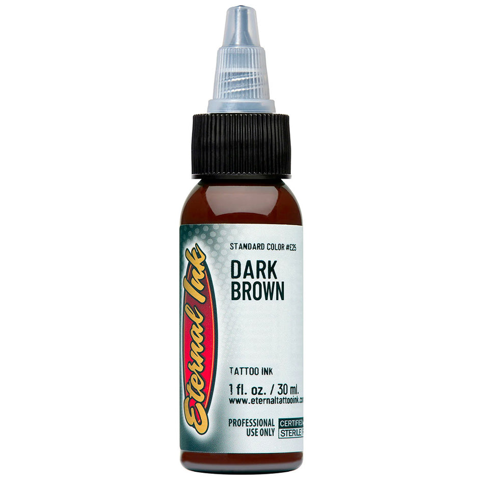Eternal Dark Brown Tattoo Ink