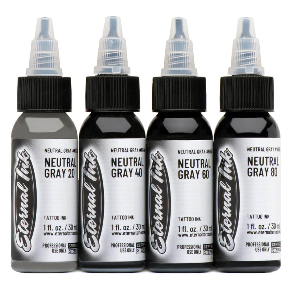 Eternal Neutral Gray Tattoo Ink Set