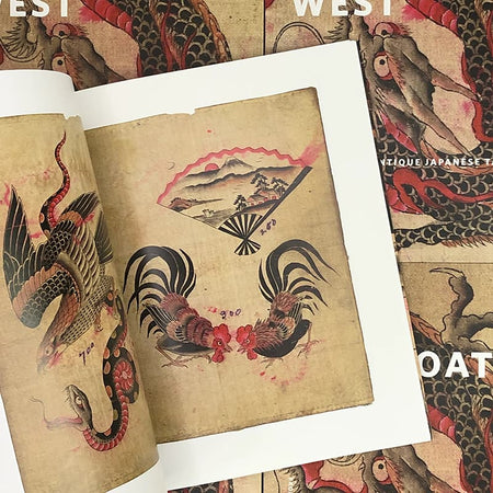 Floating West - Antique Japanese Tattoo Flash from the Collection of Nick York