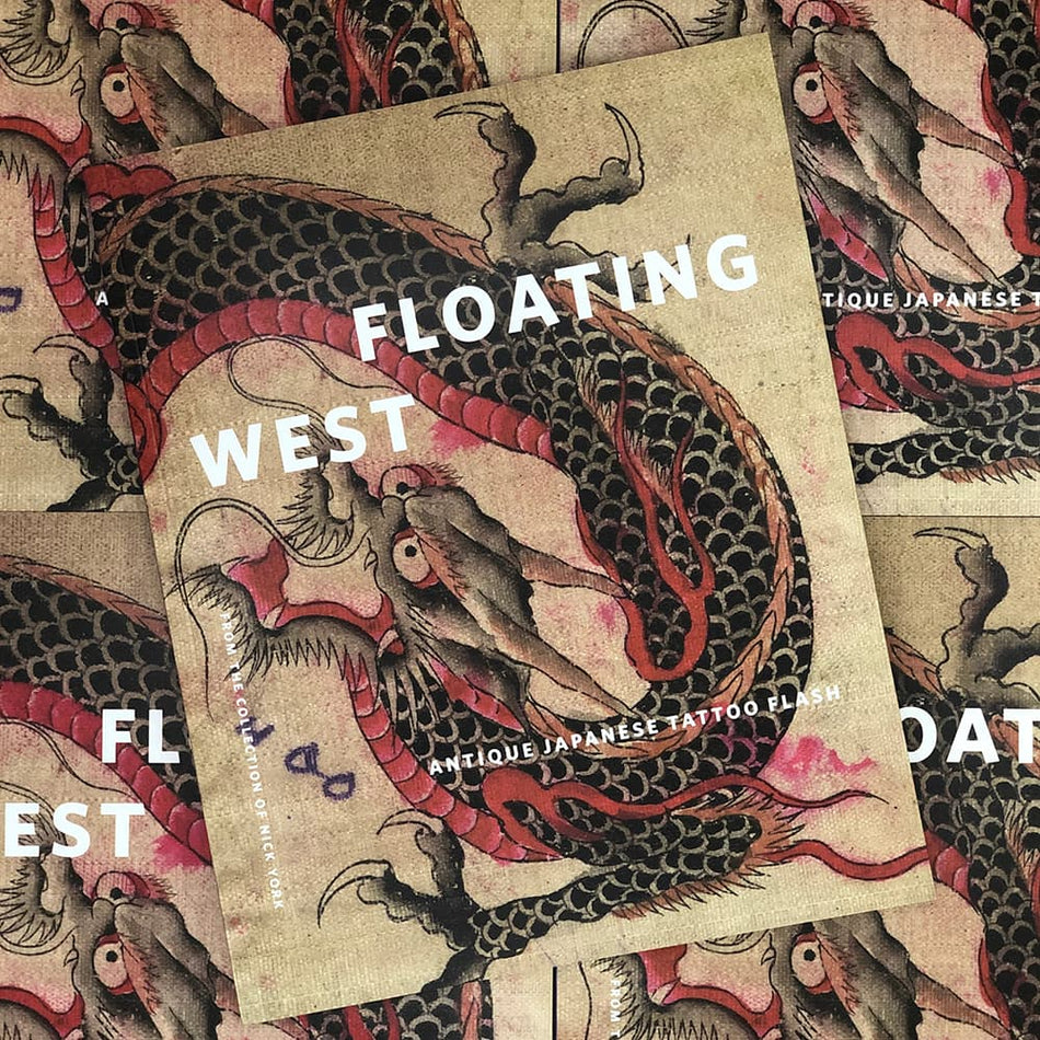 Floating West - Antique Japanese Tattoo Flash from the Collection of Nick York