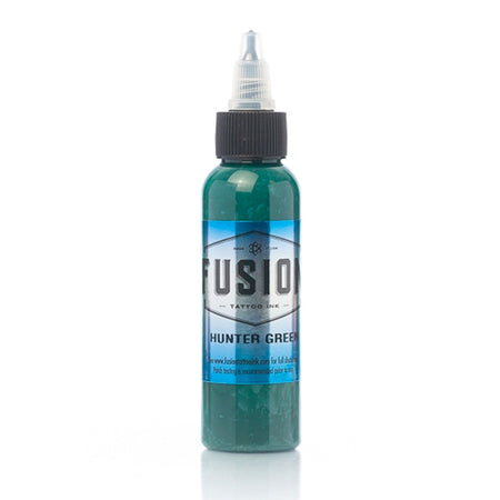 Fusion Hunter Green Tattoo Ink in 1 and 2 Ounce Bottles