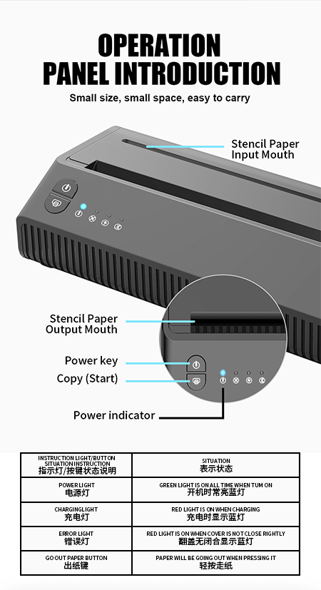Thermal Tattoo Printer - Portable