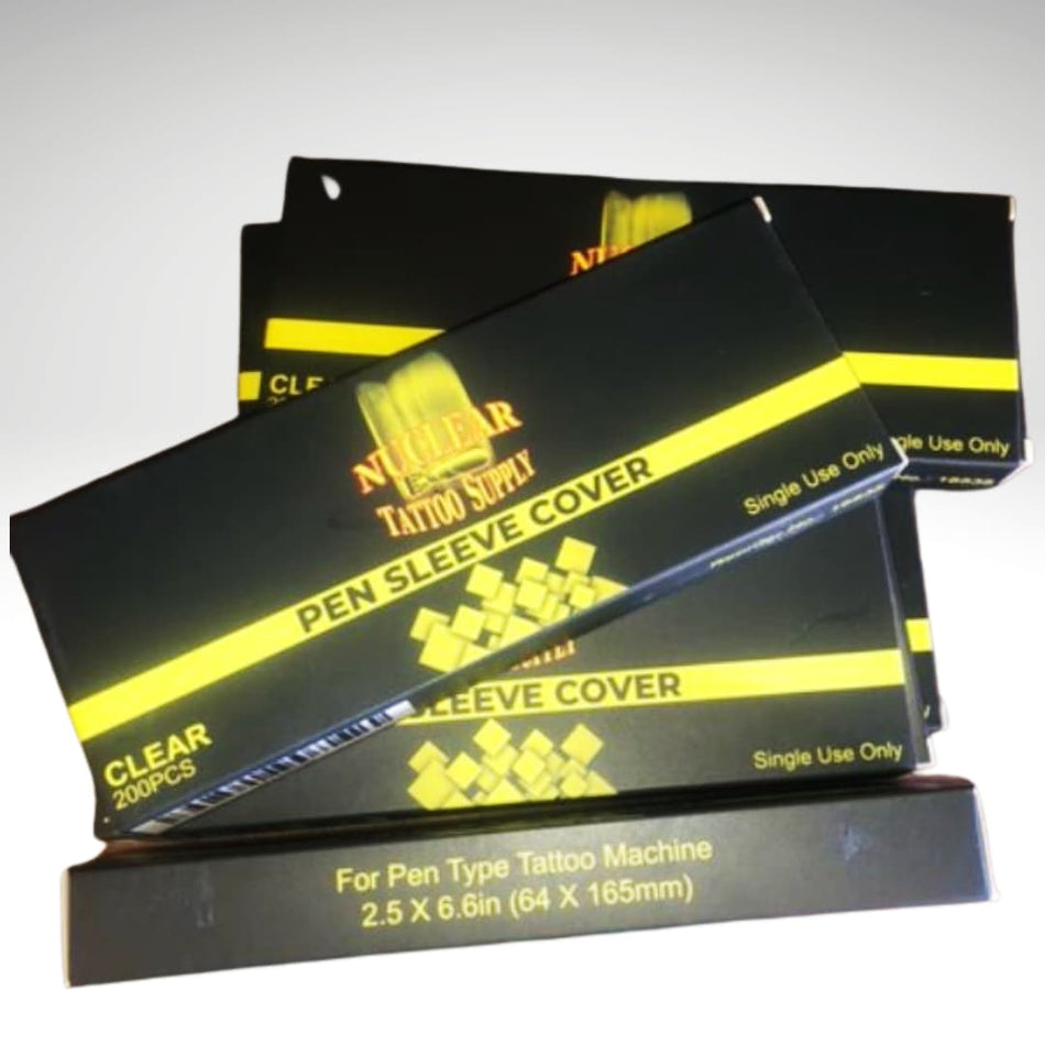 Nuclear Tattoo Pen Sleeve Covers XL 2.5 x 6.6
