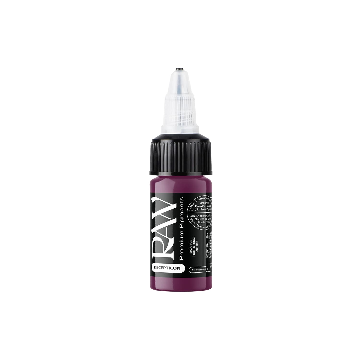 Raw Tattoo Premium Ink Decepticon Half Ounce