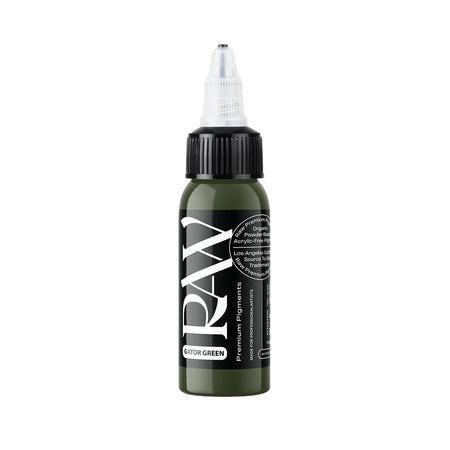 Raw Tattoo Premium Ink Gator Green