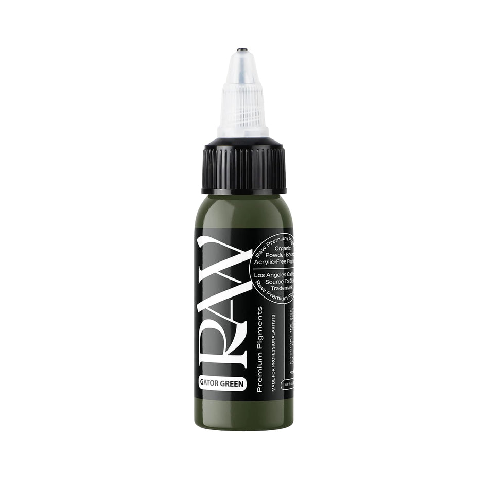 Raw Tattoo Premium Ink Gator Green