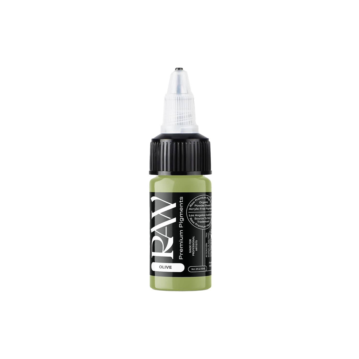 Raw Tattoo Premium Ink Olive Half Ounce