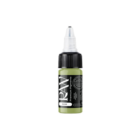 Raw Tattoo Premium Ink Olive Half Ounce