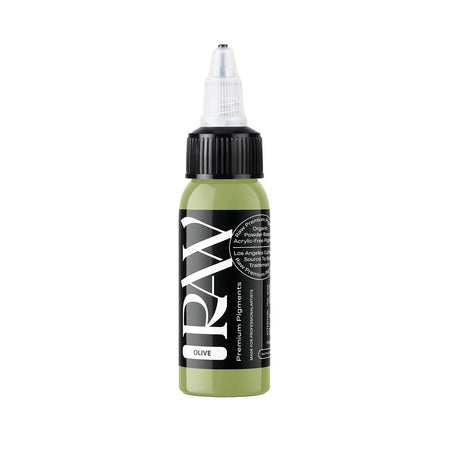 Raw Tattoo Premium Ink Olive 1 Ounce