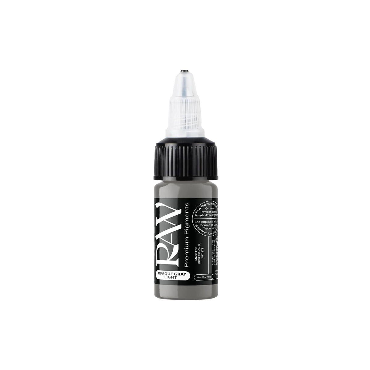 Raw Tattoo Premium Ink Opaque Grey Light Half Ounce