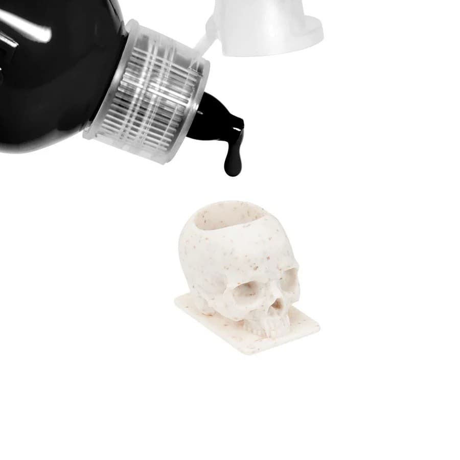 Saferly Skull Eco Tattoo Ink Caps