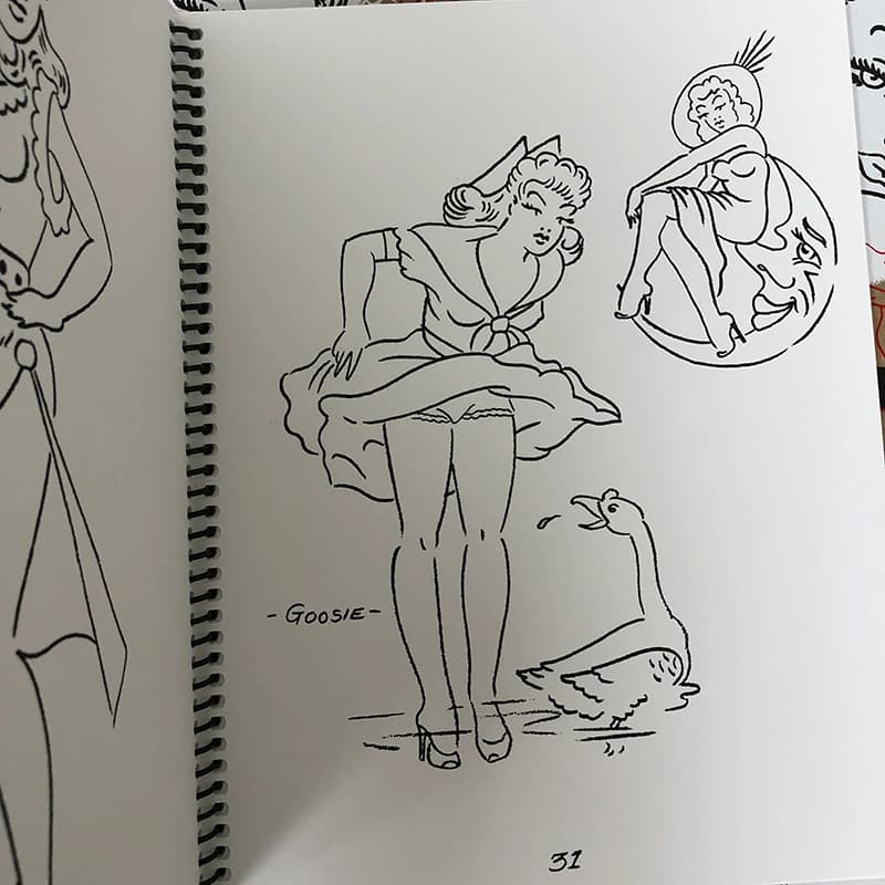 Sailor Jerry - Pinup Sketchbook Vol. 1 Tattoo Artist – SD