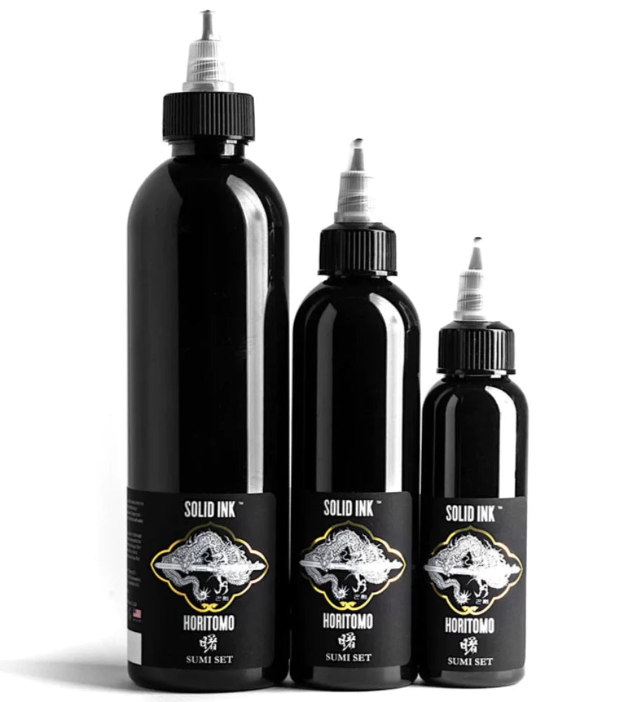 Solid Hiritomo Sumi Grey Wash Bottles