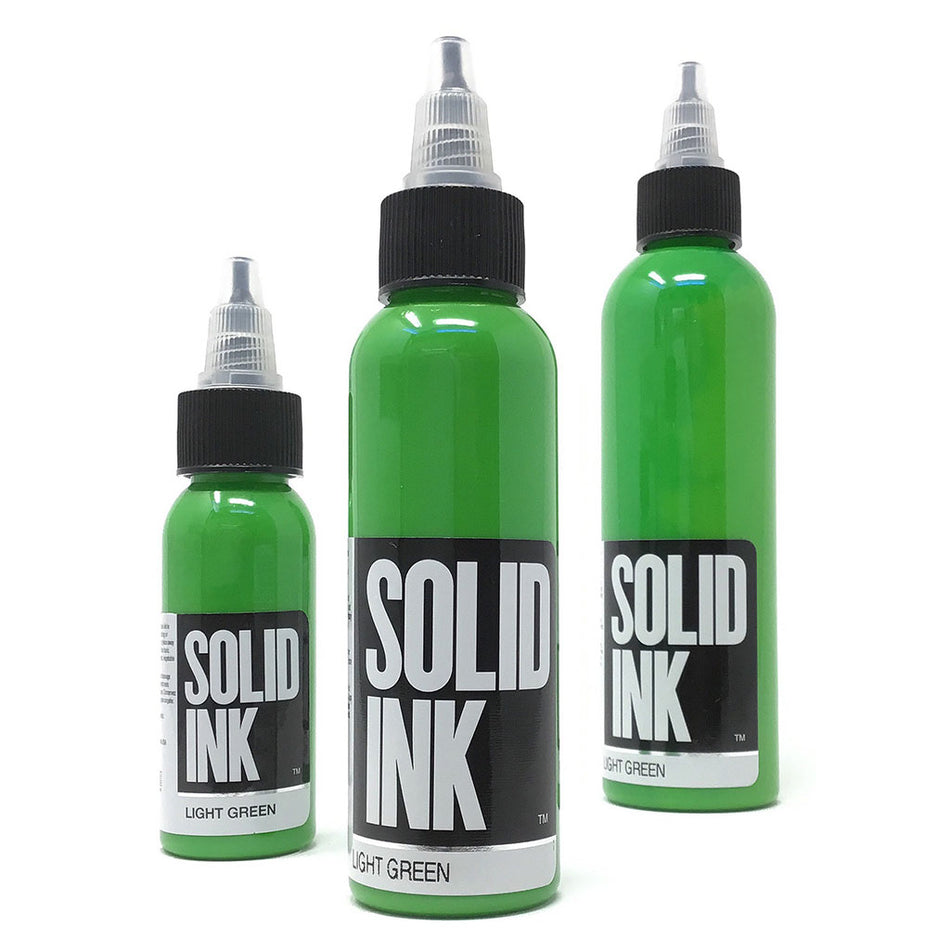 Solid Ink Light Green Tattoo Ink