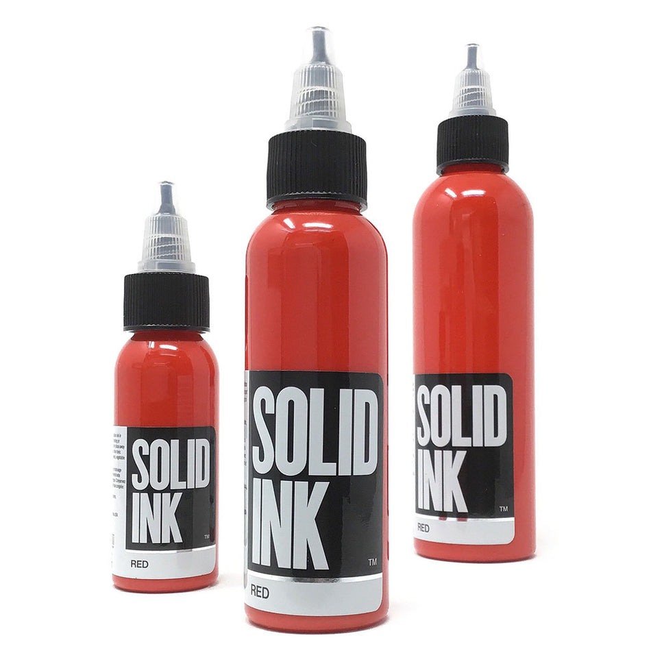 Solid Ink Red Tattoo Ink