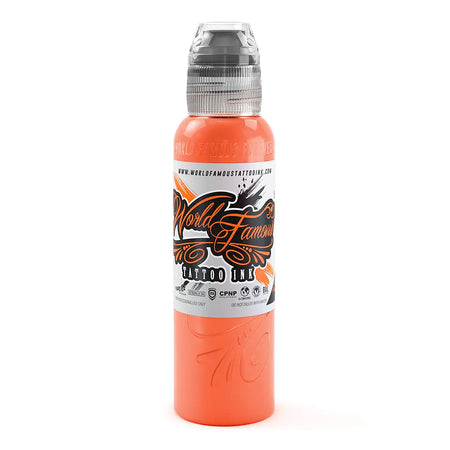 World Famous Acropolis Orange Tattoo Ink 2 Ounces