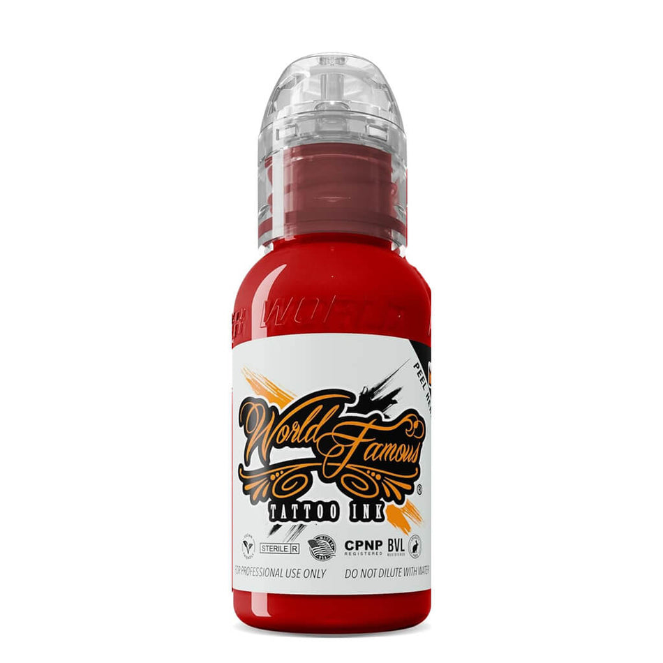 World Famous Paul Rogers Red Tattoo Ink