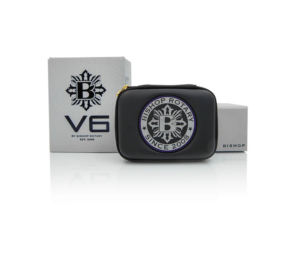 Bishop V6 Polished Black Rotary Tattoo Machine