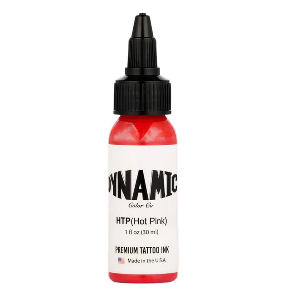 Dynamic Hot Pink Tattoo Ink - 1 oz. Bottle