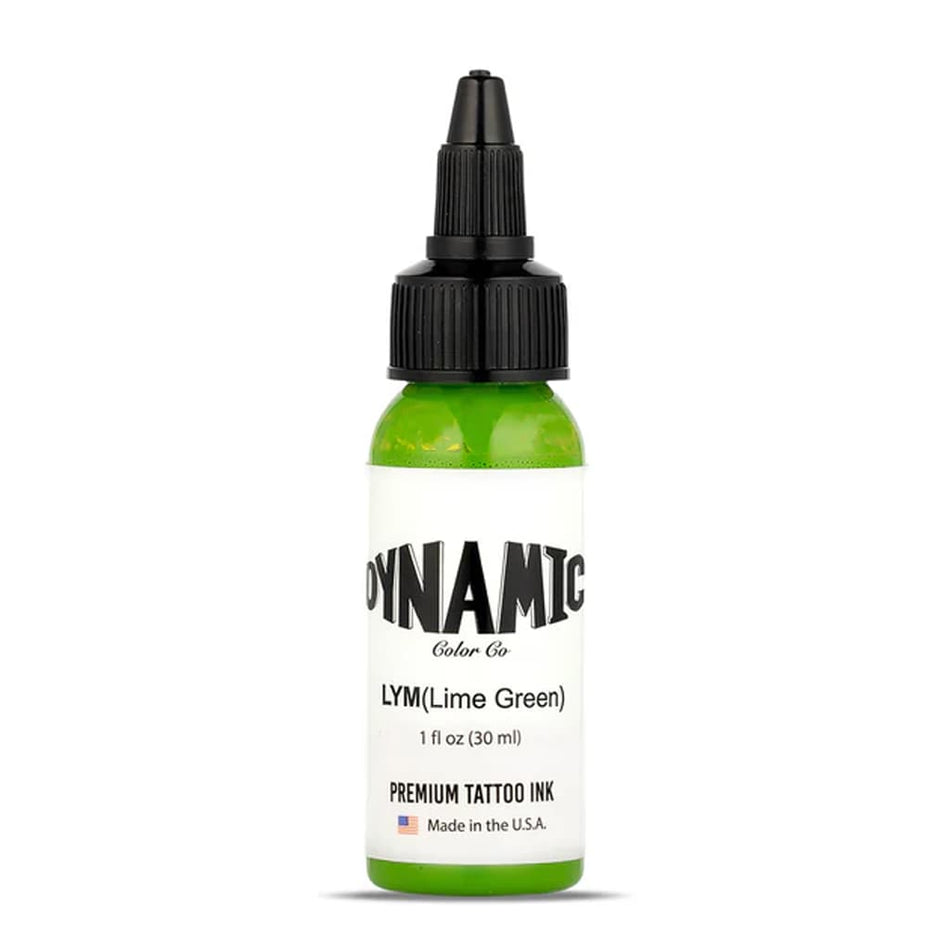 Dynamic Lime Green Tattoo Ink